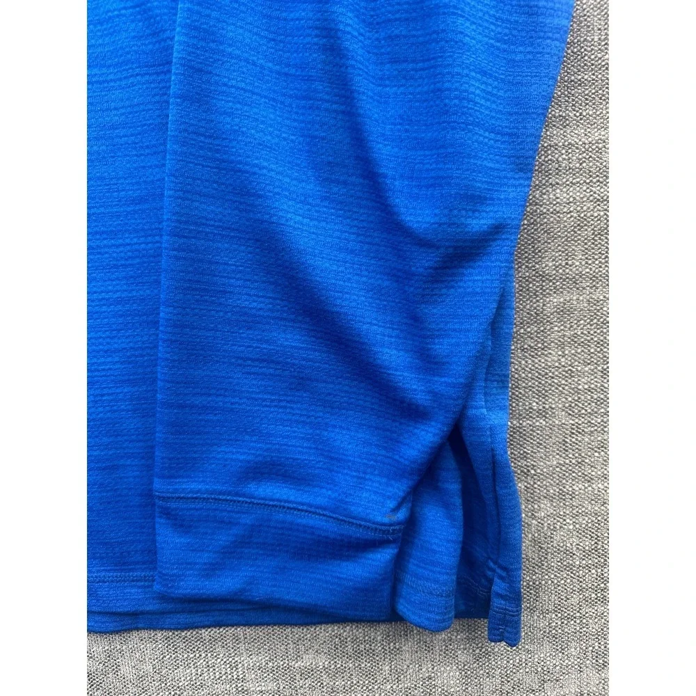 Club Room Performance Sweatshirt Mens 2XL Blue 1/4 Zip Long Sleeve Active Wear
